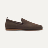 side | The Ravello Loafer in Dark Bistro shown from the side.