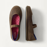 PDP | The Cruiser Mary Jane in ReVelvet Dark Herringbone shown from the top.
