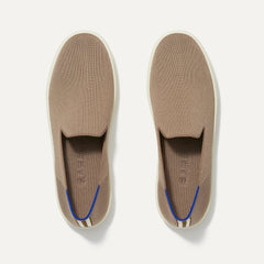 The Sneaker in Latte shown from the top. 