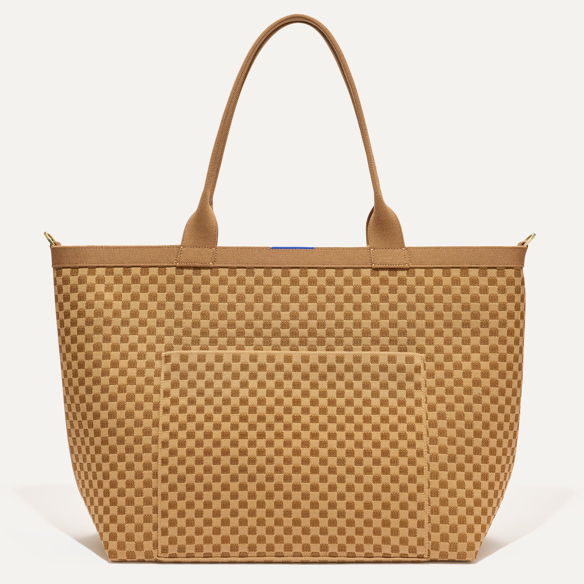 PLP |The Zip Travel Tote in Hazelnut shown from the front.