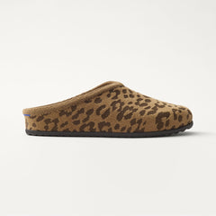 side | The Casual Clog in ReVelvet™ Khaki Cat shown from the side.