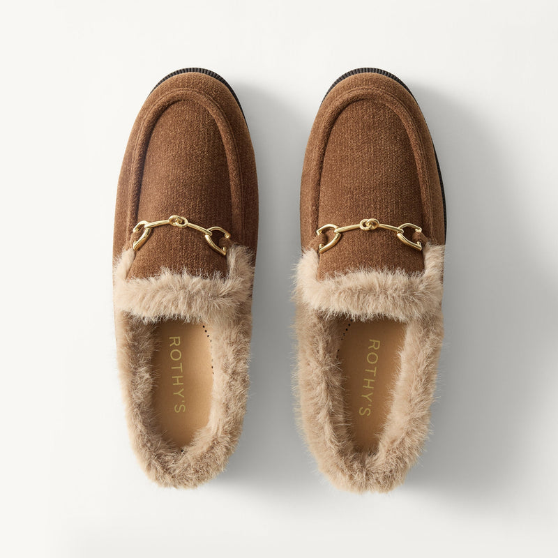 The Après Loafer Mule - ReVelvet™ Cinnamon