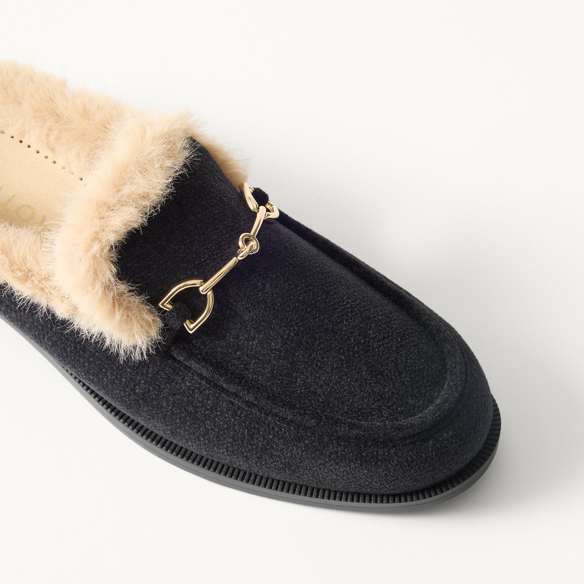 The Après Loafer Mule - ReVelvet™ Black